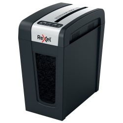 Distrugator manual documente Rexel SECURE MC4 Slim,  4 coli, P5, micro-cut (tip particule), cos  14 litri, negru-argintiu, "2020