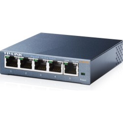 SWITCH TP-LINK  5 porturi Gigabit. carcasa metalica "TL-SG105" (timbru verde 2 lei)