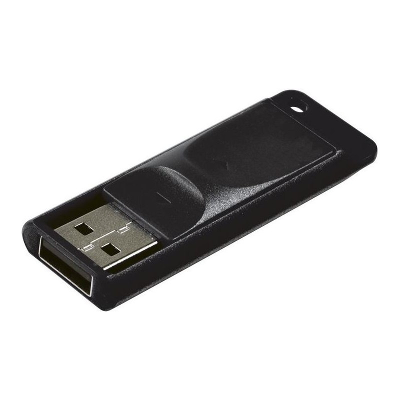 MEMORIE USB VERBATIM StoreNGo SLIDER 64GB USB 2.0, NEGRU "98698" (TIMBRU VERDE 0.03 LEI)
