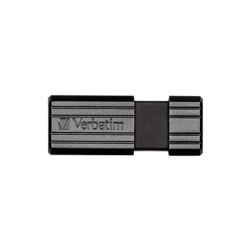MEMORIE USB VERBATIM PINSTRIPE 8GB USB 2.0 NEGRU "49062" (TIMBRU VERDE 0.03 LEI)