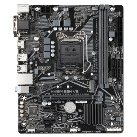 PLACA de BAZA Gigabyte "H410M S2H V2", skt LGA 1200, mATX, Intel H470, 2 x DDR4, max. 64 GB, 4 x SATA, 1 x M.2, 7.1, "H410M S2H 