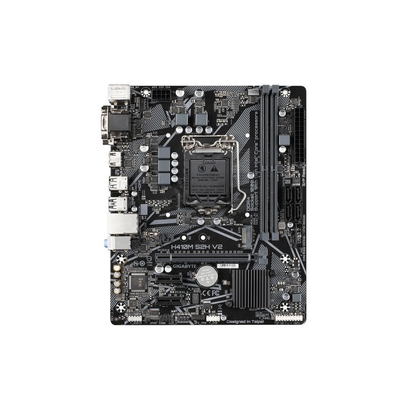 PLACA de BAZA Gigabyte "H410M S2H V2", skt LGA 1200, mATX, Intel H470, 2 x DDR4, max. 64 GB, 4 x SATA, 1 x M.2, 7.1, "H410M S2H 