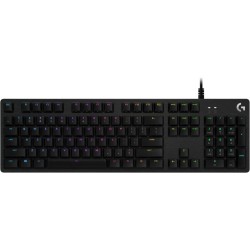 LOGITECH G512 CARBON LIGHTSYNC RGB Mechanical Gaming Keyboard with GX Red switches-CARBON-US INTL-USB-IN, "920-009370" (timbru v