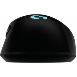 LOGITECH G703 LIGHTSPEED Wireless Gaming Mouse with HERO 16K Sensor - BLACK - 2.4GHZ - EER2, "910-005640" (timbru verde 0.18 lei