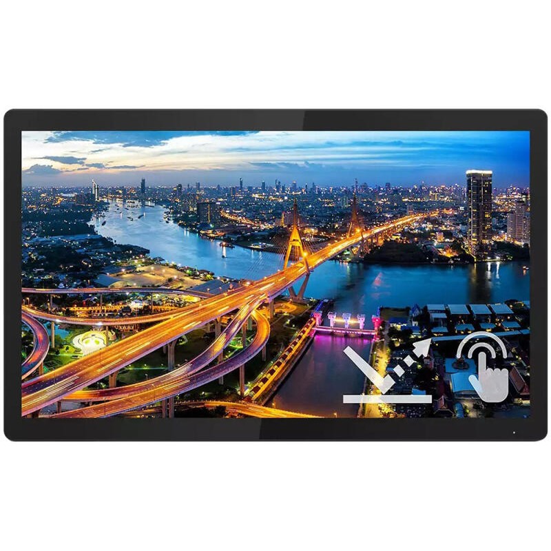 MONITOR  Philips 21.5 inch, home | office, IPS, Full HD (1920 x 1080), Wide, 400 cd/mp, 4 ms, HDMI | VGA | DisplayPort, "222B1TF