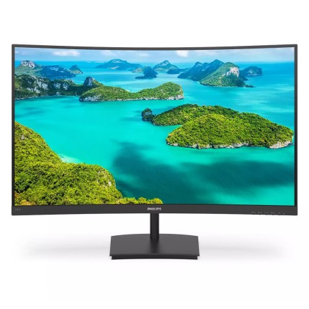 MONITOR  Philips 23.6 inch, home | office, VA, Full HD (1920 x 1080), Wide | curbat, 250 cd/mp, 4 ms, HDMI | VGA, "241E1SC/00" (