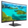 MONITOR  Philips 23.6 inch, home | office, VA, Full HD (1920 x 1080), Wide | curbat, 250 cd/mp, 4 ms, HDMI | VGA, "241E1SC/00" (