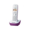 Telefon DECT alb/violet, KX-TG1611FXF, Panasonic, "KX-TG1611FXF" (timbru verde 0.8 lei)