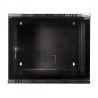 CABINET 19" LOGILINK  12U 540x400mm, fixare pe perete, Flatpack (dezasamblat),  Black, usa sticla cu blocare, otel 1.5mm, sarcin