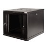 CABINET 19" LOGILINK   9U 540x550mm, fixare pe perete, Flatpack (dezasamblat), usa sticla cu blocare, otel 1.5mm, sarcina maxima