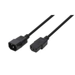 CABLU alimentare LOGILINK 1.8m, intrare C14, iesire C13, 10A, testat VDE, black, "CP091" (timbru verde 0.08 lei)