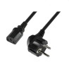 CABLU alimentare LOGILINK 3m, intrare Schuko, iesire C13, 10A, testat VDE, black, "CP095" (timbru verde 0.8 lei)