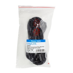 CABLU alimentare LOGILINK 3m, intrare Schuko, iesire C13, 10A, testat VDE, black, "CP095" (timbru verde 0.8 lei)