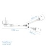 CABLU alimentare LOGILINK 1.7m, intrare Schuko, iesire 2 x C13, 10A, testat VDE, black, "CP101" (timbru verde 0.8 lei)