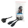 CABLU alimentare LOGILINK 1.7m, intrare Schuko, iesire 2 x C13, 10A, testat VDE, black, "CP101" (timbru verde 0.8 lei)