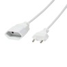 CABLU alimentare LOGILINK 3m, intrare Euro plug, iesire Euro socket, 10A, testat VDE, white, "CP127" (timbru verde 0.18 lei)