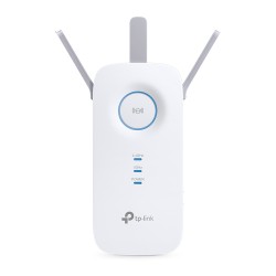 RANGE EXTENDER TP-LINK wireless 1900Mbps, 1 port Gigabit, 3 antene externe, dual band AC1900, 2.4GHz &amp; 5GHz "RE550" (timbru 