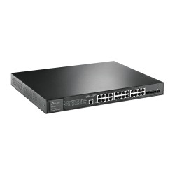 Switch cu management L2 TP-Link POE, 24 Porturi Gigabit, 4 x SFP+ Gigabit "TL-SG3428XMP" (timbru verde 2 lei)