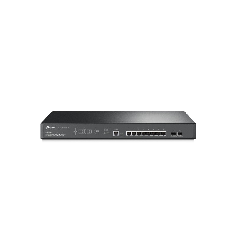 Switch TP-Link cu management L2+, 8 Porturi 2.5GBASE-T si 2-Port 10GE SFP+ L2+ Managed Switch with 8-Port PoE+ "TL-SG3210XHP-M2"