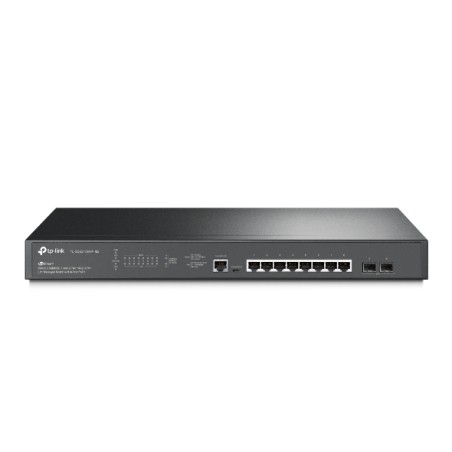 Switch TP-Link cu management L2+, 8 Porturi 2.5GBASE-T si 2-Port 10GE SFP+ L2+ Managed Switch with 8-Port PoE+ "TL-SG3210XHP-M2"