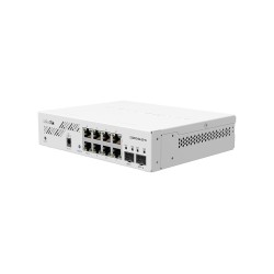 SWITCH Mikrotik, Gigabit x 8, SFP+ x 2, managed, "CSS610-8G-2S+IN" (timbru verde 2 lei)