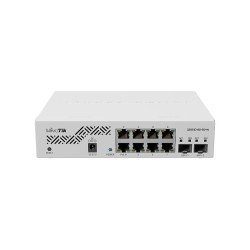 SWITCH Mikrotik, Gigabit x 8, SFP+ x 2, managed, "CSS610-8G-2S+IN" (timbru verde 2 lei)