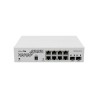 SWITCH Mikrotik, Gigabit x 8, SFP+ x 2, managed, "CSS610-8G-2S+IN" (timbru verde 2 lei)