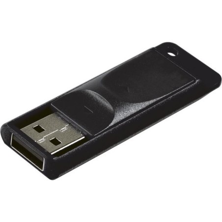 MEMORIE USB VERBATIM StoreNGo SLIDER 64GB USB 2.0, NEGRU "98698" (TIMBRU VERDE 0.03 LEI)