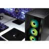 CARCASA CORSAIR Middle Tower, ATX, "iCUE 4000X RGB", fara sursa, sticla securizata, fan x 2, USB 3.0x1, USB 3.1 gen 2 Type-Cx1, 