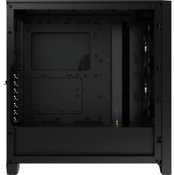 CARCASA CORSAIR Middle Tower, ATX, "iCUE 4000X RGB", fara sursa, sticla securizata, fan x 2, USB 3.0x1, USB 3.1 gen 2 Type-Cx1, 