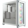 CARCASA CORSAIR Middle Tower, ATX, "iCUE 4000X RGB", fara sursa, sticla securizata, fan x 2, USB 3.0 x 2, USB 3.1 gen 2 Type-C x