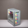 CARCASA CORSAIR Middle Tower, ATX, "iCUE 4000X RGB", fara sursa, sticla securizata, fan x 2, USB 3.0 x 2, USB 3.1 gen 2 Type-C x