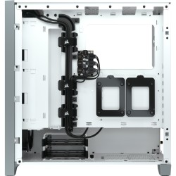 CARCASA CORSAIR Middle Tower, ATX, "iCUE 4000X RGB", fara sursa, sticla securizata, fan x 2, USB 3.0 x 2, USB 3.1 gen 2 Type-C x