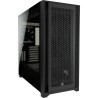 CARCASA CORSAIR Middle Tower, ATX, "5000D AIRFLOW", fara sursa, sticla securizata, fanx2, USB 3.0x2, USB 3.1 gen 2 Type-Cx1, Jac