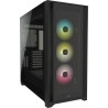 CARCASA CORSAIR Middle Tower, ATX, "iCUE 5000X RGB", fara sursa, sticla securizata, fanx3, USB 3.0x2, USB 3.1 gen 2 Type-Cx1,Jac