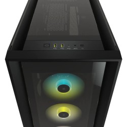 CARCASA CORSAIR Middle Tower, ATX, "iCUE 5000X RGB", fara sursa, sticla securizata, fanx3, USB 3.0x2, USB 3.1 gen 2 Type-Cx1,Jac