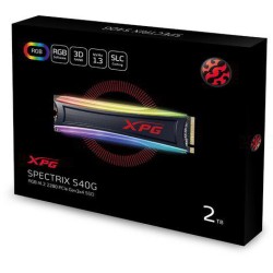 SSD ADATA XPG SPECTRIX S40G, 2TB, M.2, PCIe Gen3.0 x4, 3D TLC NAND Flash, R/W: 3500/3000 MB/s, "AS40G-2TT-C"