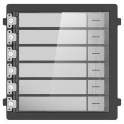 MODUL DE EXTENSIE CU 6 BUTOANE APELARE, "DS-KD-KK/S" (timbru verde 0.18 lei)