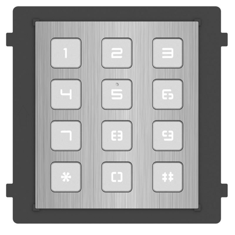 MODUL TASTATURA VIDEOINTERFON, "DS-KD-KP/S" (timbru verde 0.18 lei)