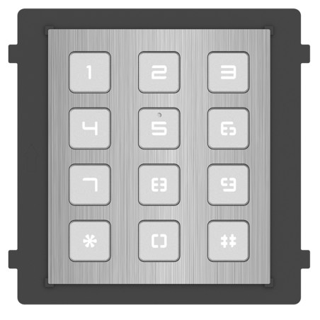 MODUL TASTATURA VIDEOINTERFON, "DS-KD-KP/S" (timbru verde 0.18 lei)