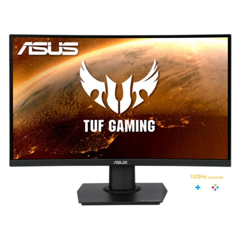 MONITOR Asus - gaming 23.6 inch, Gaming, VA, Full HD (1920 x 1080), Wide, 250 cd/mp, 1 ms, HDMI | DisplayPort, "VG24VQE" (timbru