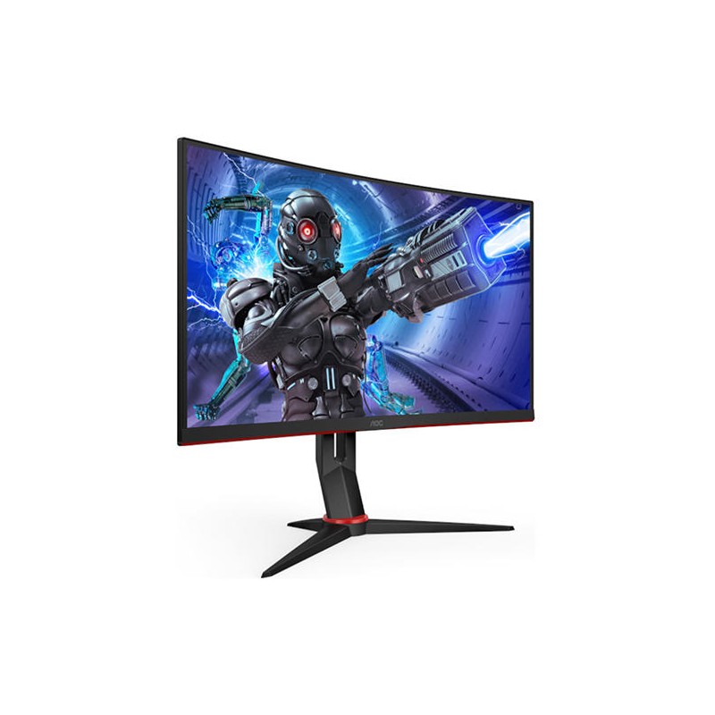 MONITOR  AOC - gaming 27 inch, Gaming, VA, Full HD (1920 x 1080), Wide | curbat, 300 cd/mp, 1 ms, HDMI | DisplayPort, "C27G2ZU/B