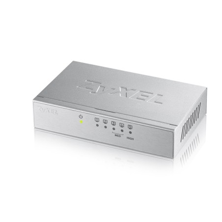 SWITCH ZYXEL, GS-105B V3, porturi Gigabit x 5, managed carcasa metalica, "GS-105BV3-EU0101F" (timbru verde 2 lei)
