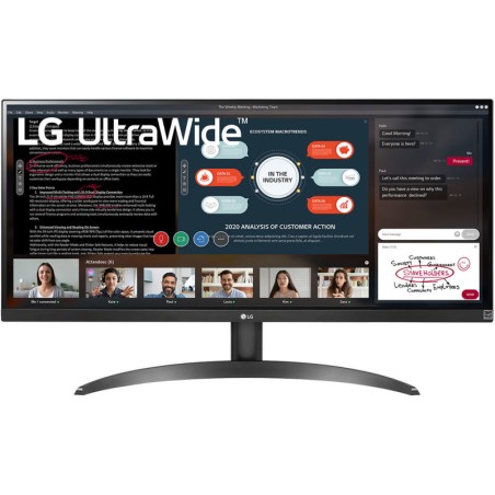 MONITOR LG 29 inch, home | office, IPS, UW-UXGA (DCI 2K+) (2560 x 1080), Wide, 250 cd/mp, 5 ms, HDMI | DisplayPort, "29WP500-B.A