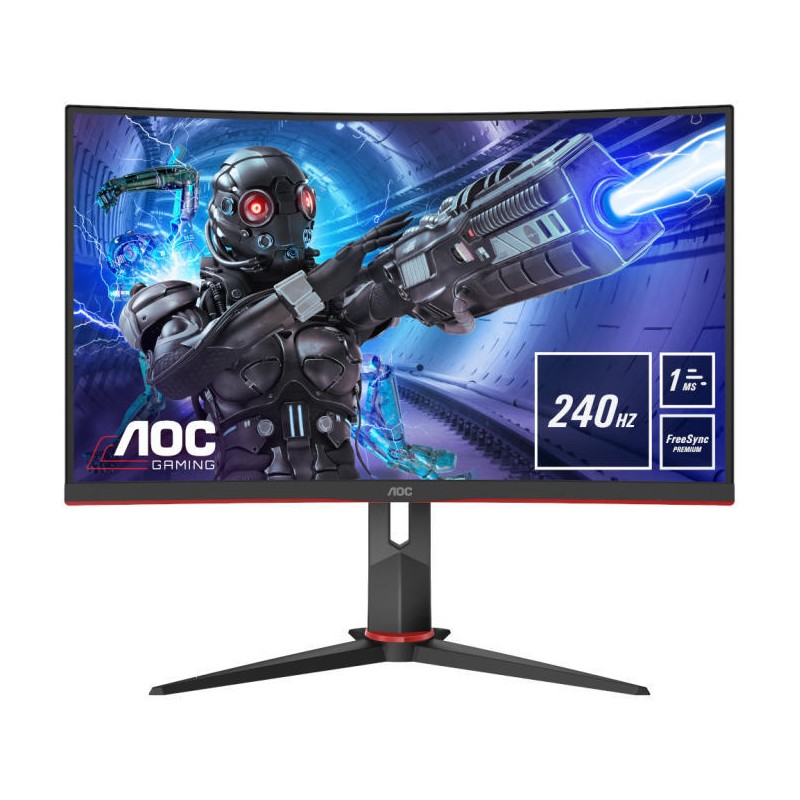 MONITOR  AOC - gaming 31.5 inch, Gaming, VA, Full HD (1920 x 1080), Wide | curbat, 300 cd/mp, 1 ms, HDMI | DisplayPort, "C32G2ZE
