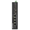 SWITCH Hikvision, Gigabit x 4, SFP x 2, carcasa metalica, "DS-3T0506HP-E/HS" (timbru verde 2 lei)