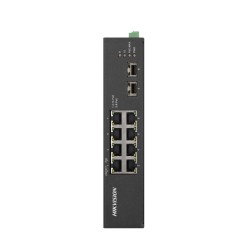 SWITCH Hikvision, Gigabit x 8, SFP x 2, carcasa metalica, "DS-3T0510HP-E/HS" (timbru verde 2 lei)