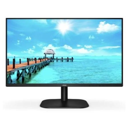 MONITOR  AOC 27 inch, home | office, VA, Full HD (1920 x 1080), Wide, 250 cd/mp, 4 ms, HDMI | VGA, "27B2AM" (timbru verde 7 lei)