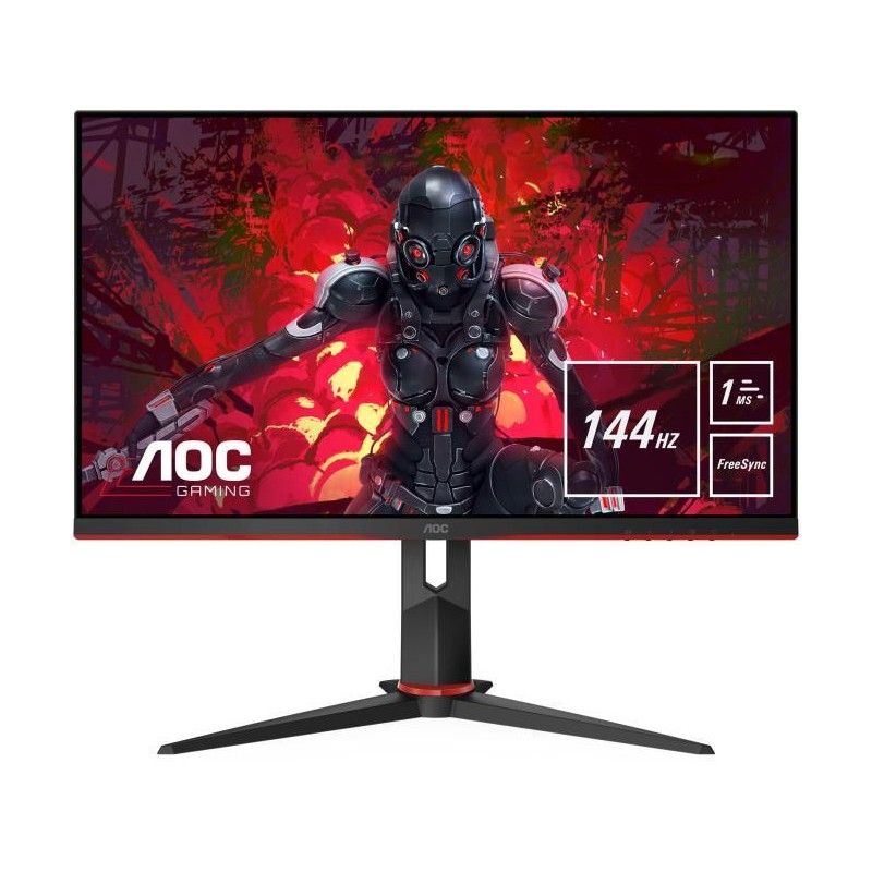 MONITOR  AOC - gaming 27 inch, Gaming, IPS, Full HD (1920 x 1080), Wide, 250 cd/mp, 1 ms, HDMI | DisplayPort, "27G2U/BK" (timbru
