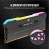Memorie DDR Corsair DDR4 16 GB, frecventa 3200 MHz, 8 GB x 2 module, radiator, iluminare RGB, "CMH16GX4M2E3200C16"